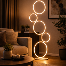 TRIO 422610531 Rondo Stojanová lampa 470mm LED 1X36W/3200lm 3000K Matná biela