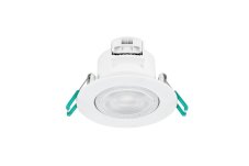 SYLVANIA 0090011 SylSpot zápustné svítidlo D87mm LED 4,8W 500lm 3000K IP44/20 bílá