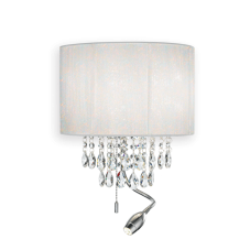 Nástenné svietidlo Ideal lux 068268 OPERA AP3 BIANCO 3xE14/LED 1W/45lm 3000K