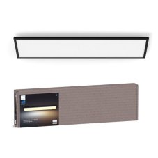 8720169329034 Philips HUE White Ambiance Aurelle stropný panel LED 300x1200mm 39W/3750lm 2200-6500K čierna bluetooth