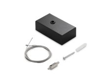 Ideal lux Pro 276304 STEEL KIT SINGLE STEEL CABLE 2 MT + BK CEILING CUP příslušenství - závěsná sada