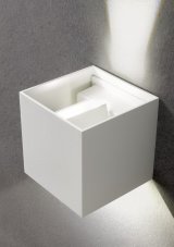 REDO 90172 VARY exteriérové nástenné svietidlo POWER LED 2x6W 744lm 3000K IP54 biela