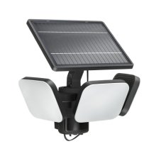 Solární nástěnné svítidlo se senzorem LED 3000K čierna IP65 PHILIPS UltraEfficient Zyren 8721103105431