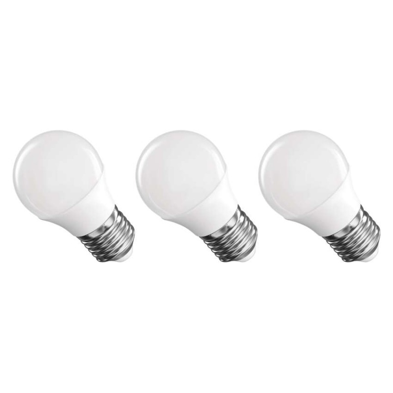 Emos ZQ6E21.3 LED žárovka E27 CLASSIC Mini Globe 4,2W 470lm 2700K 3-set