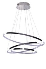 AZzardo AZ2989 DECOline WHEEL 3 DIMM CHROME stropní závěsné LED svítidlo 3xLED 80W / 4800lm IP20 chrom