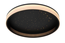 LUCIDE 71102/40/30 ESTREJA stropné svietidlo D400mm LED 40W/2000lm 2500-3000K čierna