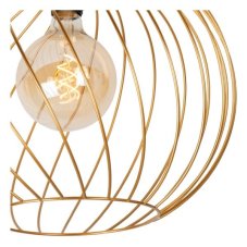 LUCIDE 21128/40/02 DANZA stropní svítidlo D400mm 1xE27 černá, matná zlatá