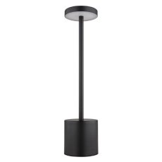 GLOBO 21019B POLINA dotyková stolná lampička V340mm LED 1,2W/138lm 2000+7000+3500K čierna, biela, vrátane batérie CR18650 1200mAh, USB kábel