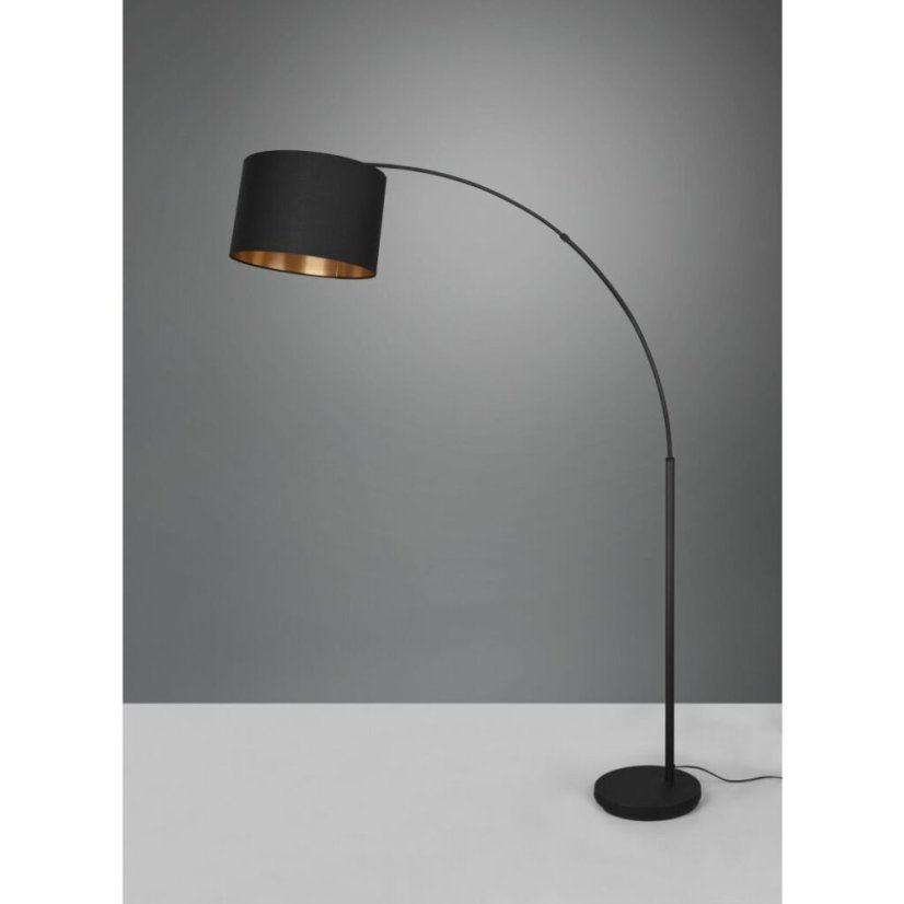 TRIO Reality R40081080 BOLIVIA stojací lampa V1710mm 1xE27 černá matná