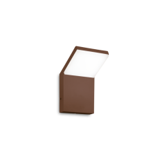 Ideal lux 322704 OUTDOOR STYLE vonkajšie nástenné svietidlo LED 9W 1050/780lm 3000K IP54 kávová