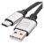 Nabíjací a dátový kábel USB 2.0 USB-A/USB-C 1m čierna EMOS SM7025BL
