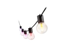 8720169371538 Philips Hue White and color gradient Low volt Festavia venkovní světelný řetěz - 20 žárovek LED 17W/1000lm 1000-20000K+RGB IP65 černá + Outdoor PSU 30W