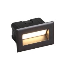 ITALUX ONFL-0332-3K Erba venkovní zápustné svítidlo do zdi LED 3W/200lm 3000K IP65 černá