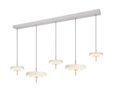 TRIO 340210576 KEATON závesné svietidlo D300mm SMD LED 50W/5900lm 2300+3000+4000K svetlošedá, switchdimmer