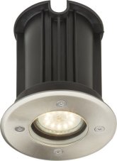 GLOBO 31100 STYLE II venkovní zápustné svítidlo do země D110mm 1xGU10 IP67 nerez, průhledná