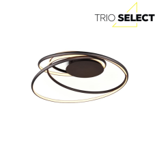 TRIO SELECT 644310132 NALA stropné svietidlo D720mm SMD LED 57W/6800lm 2300+3000+4000K čierna matná, switchdimmer