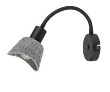 RABALUX 73009 Farelia nástenné svietidlo s vypínačom 1xE14 čierna, šedá