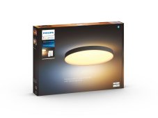 Philips HUE LED White Ambiance 41161/30/P6 Enrave XL stropní svítidlo 48W 6100lm 2200-6500K 55,1cm černé stmívatelné BlueTooth + HUE Switch