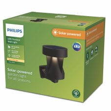 Philips 8720169386853 Avery solární nástěnné svítidlo LED 1,8W/200lm 2700K IP44 černá