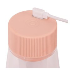 LUCIDE 45500/01/66 LORALI dotyková stolní lampička V160mm LED 1,2W/110lm 2600-3000K IP44 růžová, nabíjecí baterie, 3StepDIM