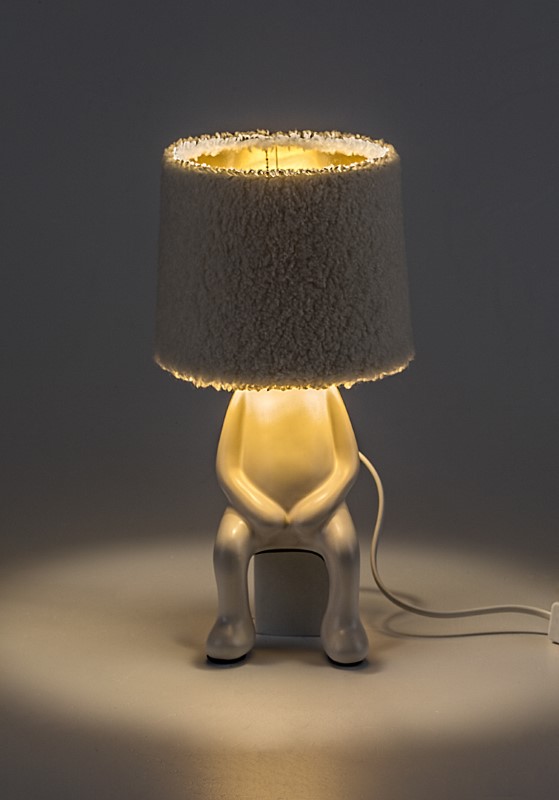 RABALUX 74218 Smurfy stolná lampička D150mm 1xE14 krémová