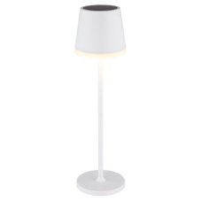 GLOBO 36637W SOLAR solární svítidlo lampička V410mm LED 0,06W/50lm 3000K IP44 bílá, včetně baterie CR18650 1200mAh