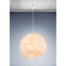 GLOBO 15057 KATUNGA závěsné svítidlo D450mm 1xE27 bílá