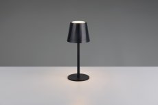 TRIO Reality R55961132 DIAZ dotyková stolná lampička v210mm SMD LED 1,6W/160lm 2700-6500K IP44 čierna matná