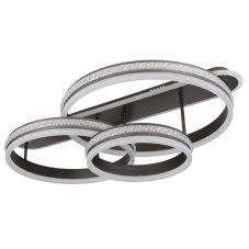 GLOBO 67314-75 GROUNI stropní svítidlo LED 75W/3820lm 2700-6000K titánová, bílá, dálkový ovladač