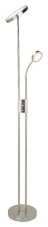 RABALUX 3239 Ophus stojanové svítidlo LED V1800mm 23W/360lm, 4,5W/360lm 3000K saténová chromová, stmívatelné