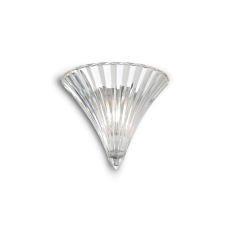Nástenné svietidlo Ideal lux 013060 SANTA AP1 SMALL TRASPARENTE 1xE14 40W