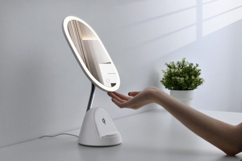 Immax 08970L FACE zrkadlo 3v1 LED 4W 70lm 4000-5000K, biela, dotykové ovládanie, nočné podsvietenie