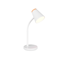 TRIO Reality R55831101 PONGO stolná lampička v360mm SMD LED 4,5W/500lm 3000K biela