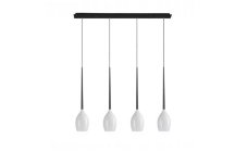 AZzardo AZ0101 DECOline Izzat 4 WHITE stropní závěsné svítidlo 4xE14 50W IP20 lesklá bílá