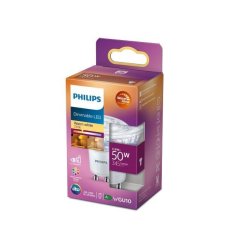 Philips 8718699774233 LED žárovka 3,8W/50W 390lm GU10 2200-2700K 36D bodová WarmGlow Dimmable