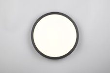 TRIO 647410102 ISEO stropní svítidlo SMD LED D400mm 24W/2500lm 3000K černá, bílá, switchdimmer