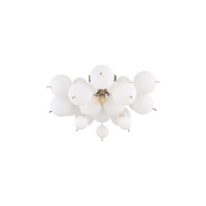 GLOBO 15633DO UDO stropní svítidlo D550mm 3xE14 matný nikl, bílá