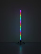 GLOBO 28062 ROCKY dekorační osvětlení - stojací lampa V1130mm LED 7 RGB černá, dúhový efekt, USB Cable incl., dálkový ovladač