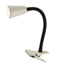 Stolní lampa s klipem 1x GU10 antická biela IP20 Rabalux ALDO 74091