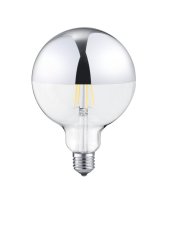 TRIO 986-710 GLOBE LED žárovka filament E27 7W/680lm 2700K D120mm G125 chromová