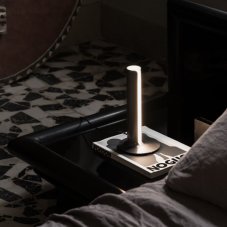 Stolná lampa LED 3000K šedá IP20 Ideal Lux DORICA 362564