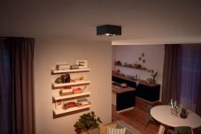 Philips 50494/30/P0 Box LED černé povrchové bodové svítidlo WGD 4x4,5W=2000lm 2200-2700K