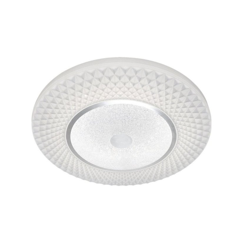 RABALUX 3254 Tornado stropné svietidlo LED D480mm 72W/5470lm 3000-6500K chrómová, biela, stmievateľné, diaľkový ovládač, starlight efekt