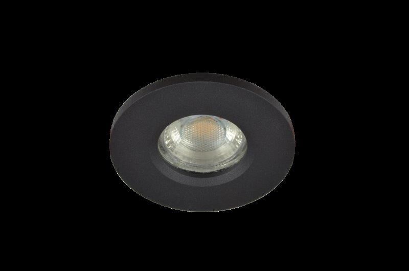 AZZARDO AZ3017 TECHNOline IKA R IP65 BLACK zápustné svietidlo 1xGU10 50W IP65 čierna