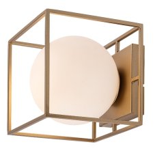 Venkovní stropní svítidlo 1x E14 zlatá IP44 Rabalux Modane 75070