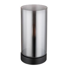 GLOBO 21002T OLLY stolná lampička V225mm 1xE14 matná čierna, dymová