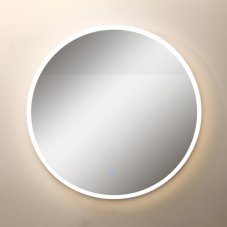 LED koupelnové kulaté zrcadlo s osvětlením průměr 60 cm 756lm 3000+4000+6000K IP44, zlaté, průhledné -  Zuma Line LUSTRO  D2526