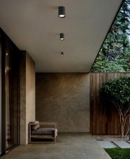 ITALUX OPN-2003-4K Cervia venkovní povrchové bodové svítidlo LED D80mm 9W/773lm 4000K IP54 černá