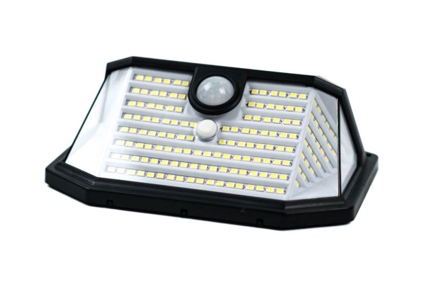 Immax 08486L IMMAX SIDE vonkajšie solárne nástenné svietidlo LED 4W/300lm 6000K, IP65, PIR senzor, čierna