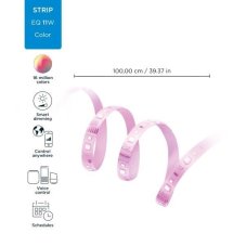 Philips WiZ Colors 8719514261082 LED LightStrip 1m predĺženie 11W/880lm 2700-6500K RGB
